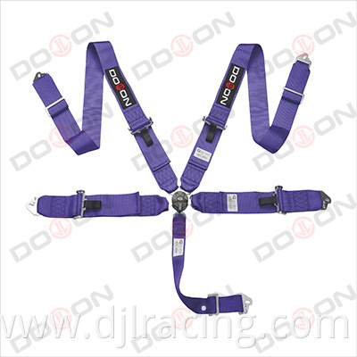 100% polyester SFI 16.1 Approved 3 inch 5 point safety belt aluminium buckle racing harness, full body safety harness